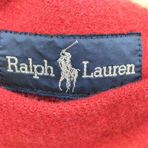 ラルフローレン RALPH LAUREN 80s リバーシブル フーデッド ウール スタジアムジャンパー メンズ